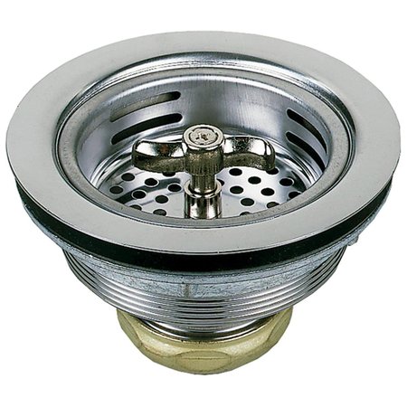 WAXMAN CONSUMER PRODUCTS Waxman Consumer Products Group 3-.50in. Spin Lock Basket Sink Strainer Assembly 7636400N